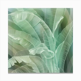 A Stunning And Intricate Illustration Of Banana Le De502xzwrkscvvqnuwi Na Ux Svhzst3ck85cdue7wdw Canvas Print