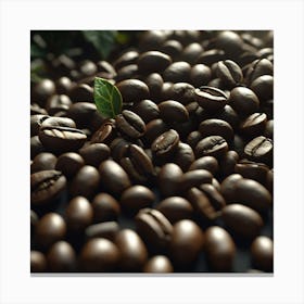 Coffee Beans 147 Canvas Print