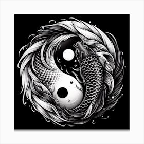 Yin Yang symbol 3 Canvas Print