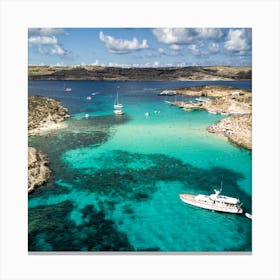 Aerial View Of Malta 1 Canvas Print