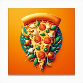 Pizza18 Canvas Print