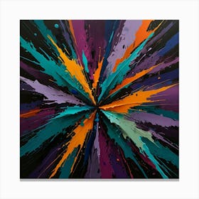 Abstract Painting, Abstract Painting, Abstract Painting Canvas Print