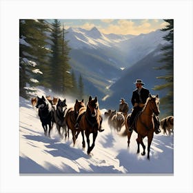 Wolf Pack Canvas Print