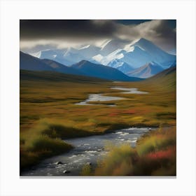 Alaska River Canvas Print