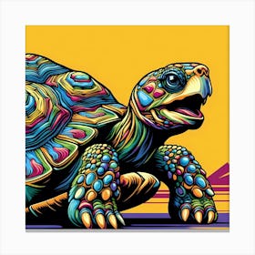 Colorful Tortoise Canvas Print