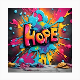 Hope Splash  Canvas Print