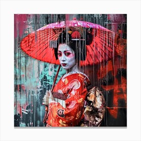 Geisha 12 Canvas Print