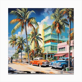 Miami Beach Canvas Print