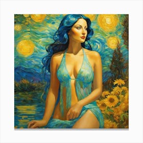 Starry Night ugf Canvas Print