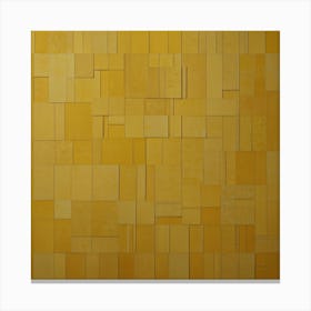 Yellow Squares 3 Canvas Print