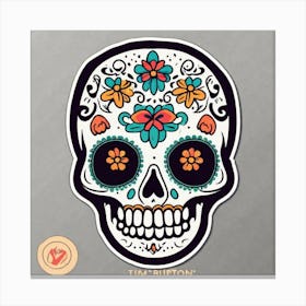 Sugar Skull 9 Canvas Print