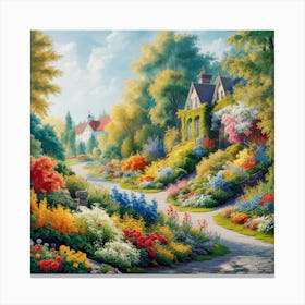 Garden In Bloom 4 Canvas Print