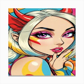 Devil Girl Canvas Print