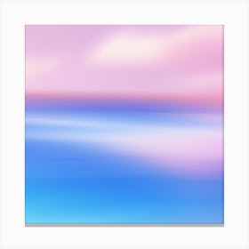 Pastel Horizon Canvas Print