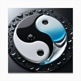 Yin Yang Symbol 4 Canvas Print