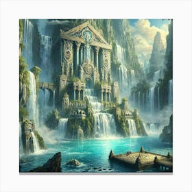 Cascade Waterfalls Canvas Print