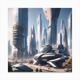 futuropolis 2 Canvas Print