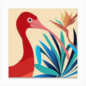 Bird Of Paradise Canvas Print