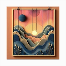 Paper Cut Art 6 Canvas Print