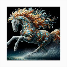 Horse Of Fire Canvas Print