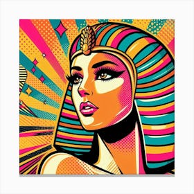 Pop Egyptian Nourhane Dreamcatcher Canvas Print