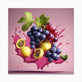 Fruit Splash Canvas Print