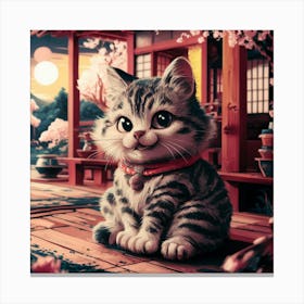 Kitty Cat 1 Canvas Print