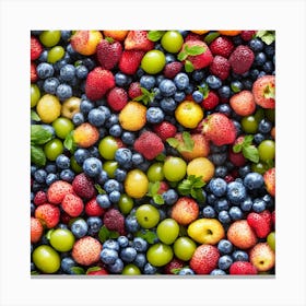 Colorful Berries 1 Canvas Print