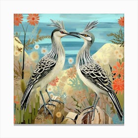 Bird In Nature Roadrunner 2 Canvas Print