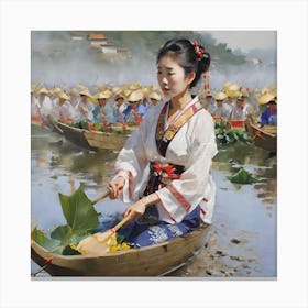 DRAGON BOAT FESTIVAL Canvas Print