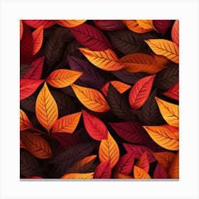 Leaves Autumn Canvas Print