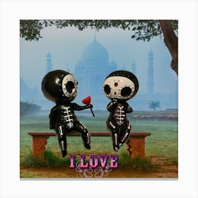 Love you Canvas Print