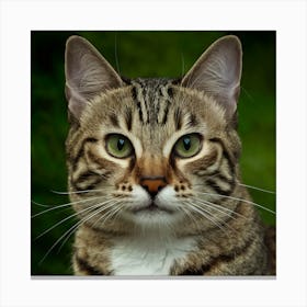 Tabby Cat Canvas Print