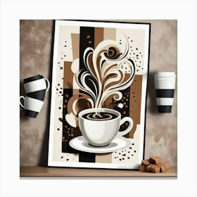 Coffee Art Canvas Print