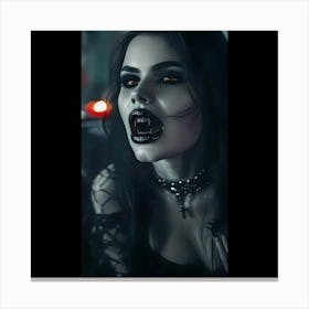 Gothic Woman 10 Canvas Print