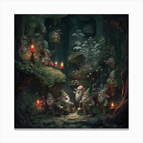 Gnome Forest Canvas Print