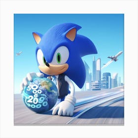 Sonic The Hedgehog 53 Canvas Print