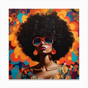 Afro Girl 32 Canvas Print