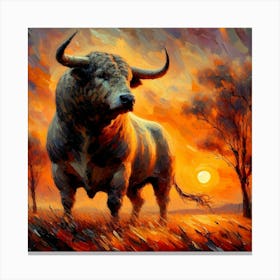 Wild Animal Illustration 63 Canvas Print