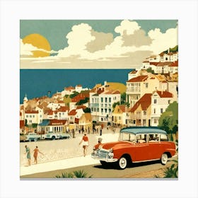 Travel poster 1 Canvas Print