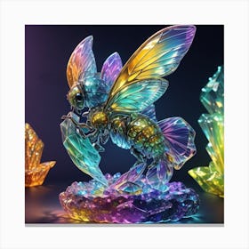 Crystal Flies Canvas Print