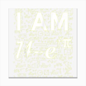 75th Birthday 75 Years Old Math Geek Euler Identity Canvas Print