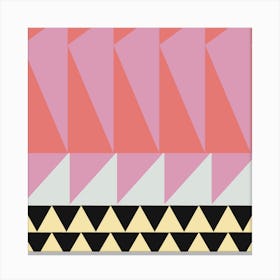 Geometric Triangles Canvas Print