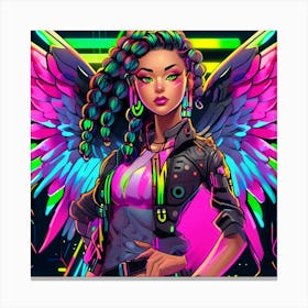 Girl With Wings 1 Canvas Print