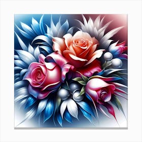 Bouquet Of Roses 1 Canvas Print