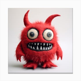Red Monster Canvas Print