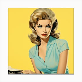 Pin Up Girl 3 Canvas Print