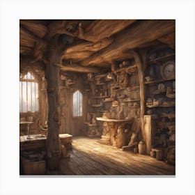 Hobbit House Canvas Print