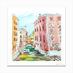 Venice.A fine artistic print that decorates the place. Canvas Print