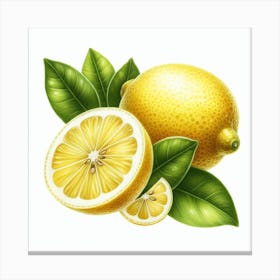 Lemon Canvas Print